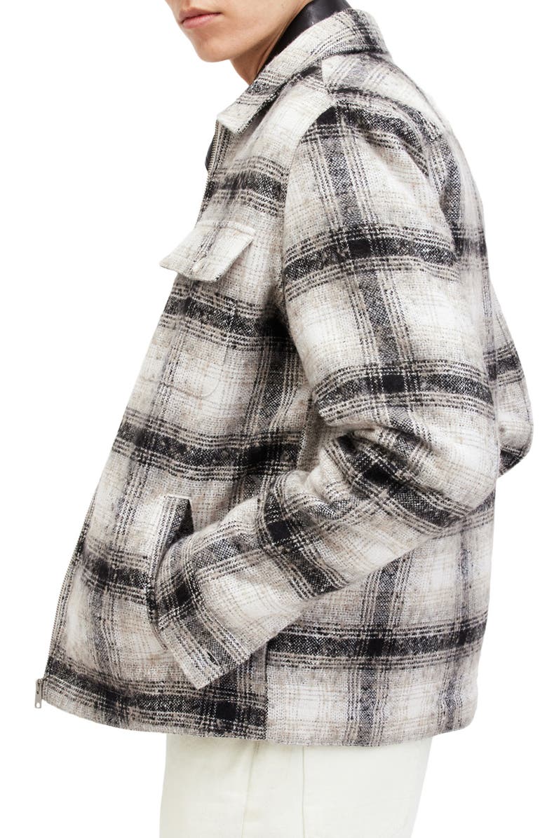 AllSaints Banshee Shirt Jacket, Alternate, color, 