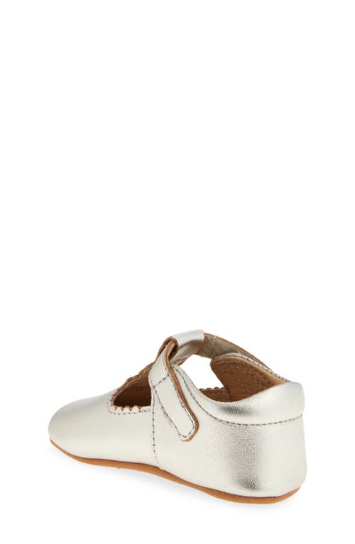 Old Soles Rose T-strap Shoe In Silver