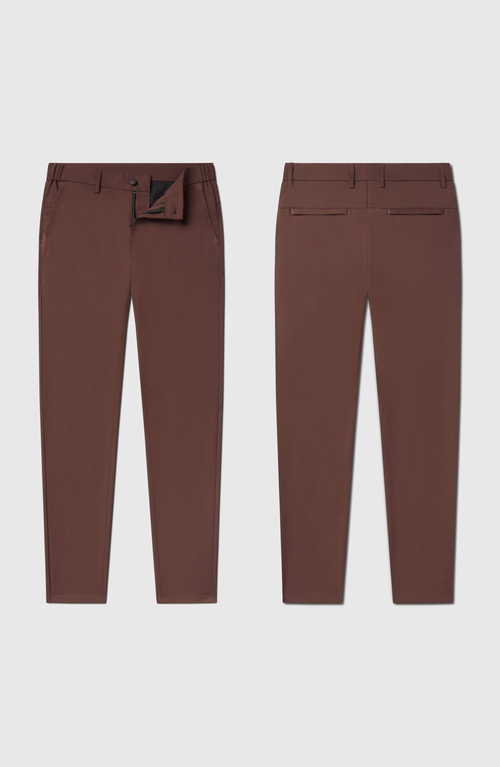 Jack Archer Jetsetter Tech Pant Slim Fit In Bourbon Brown In Brown