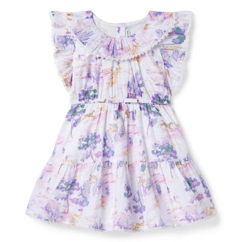 Countryside Toile Ruffle Dress