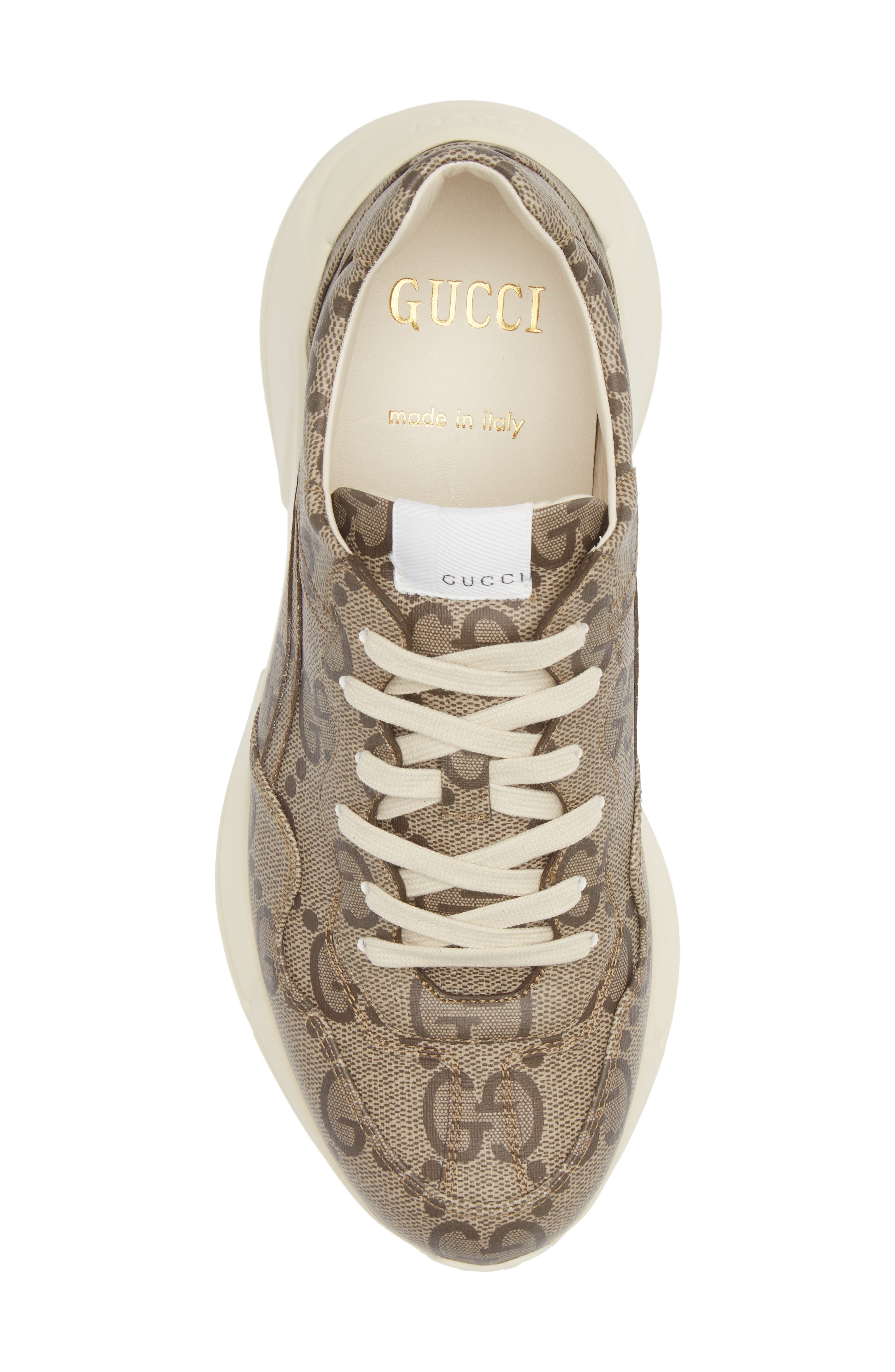 Gucci Rhyton GG Sneaker, Alternate, color, 