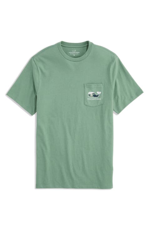 Low Country Whale Graphic Pocket T-Shirt