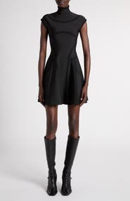 McQueen Panelled Silk Minidress