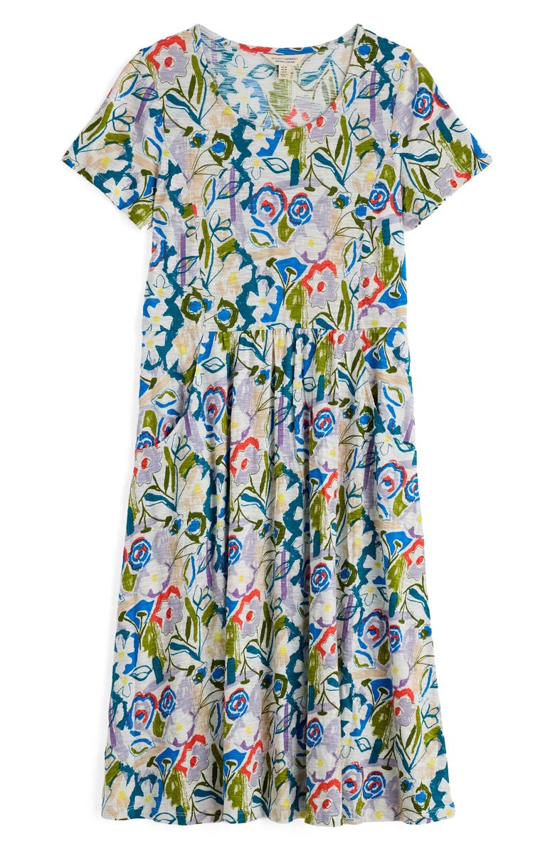 Seasalt Cornwall Enor Organic Cotton Fit & Flare Dress, Alternate, color,