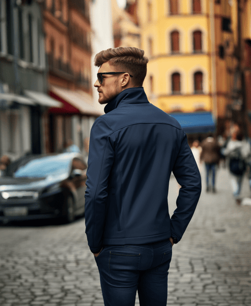 Benben Mens Puffer Jacket Thermo Conductive Inner Coated In Blue