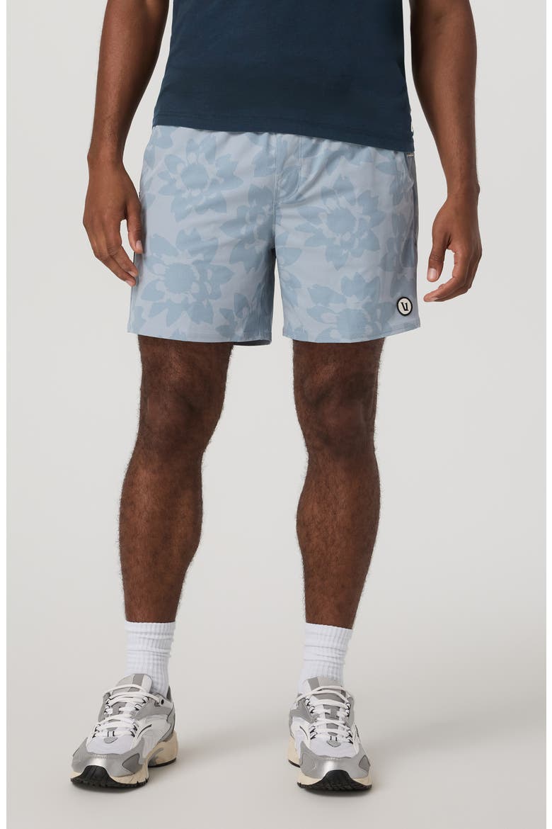 Maverick Lined Hybrid Volley Shorts, Main, color, RAINDROP SOL