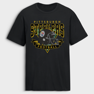 FANATICS Men's Fanatics Black Pittsburgh Steelers Old Fashion Rushing Legacy Cotton T-Shirt