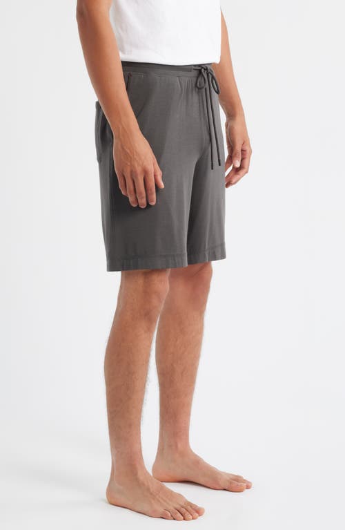 Daniel Buchler Modal Blend Pajama Shorts In Gray