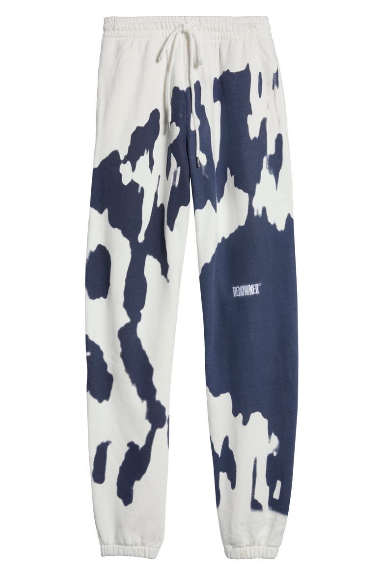 Blurred Vision Sweatpants, Alternate, color, WHITE
