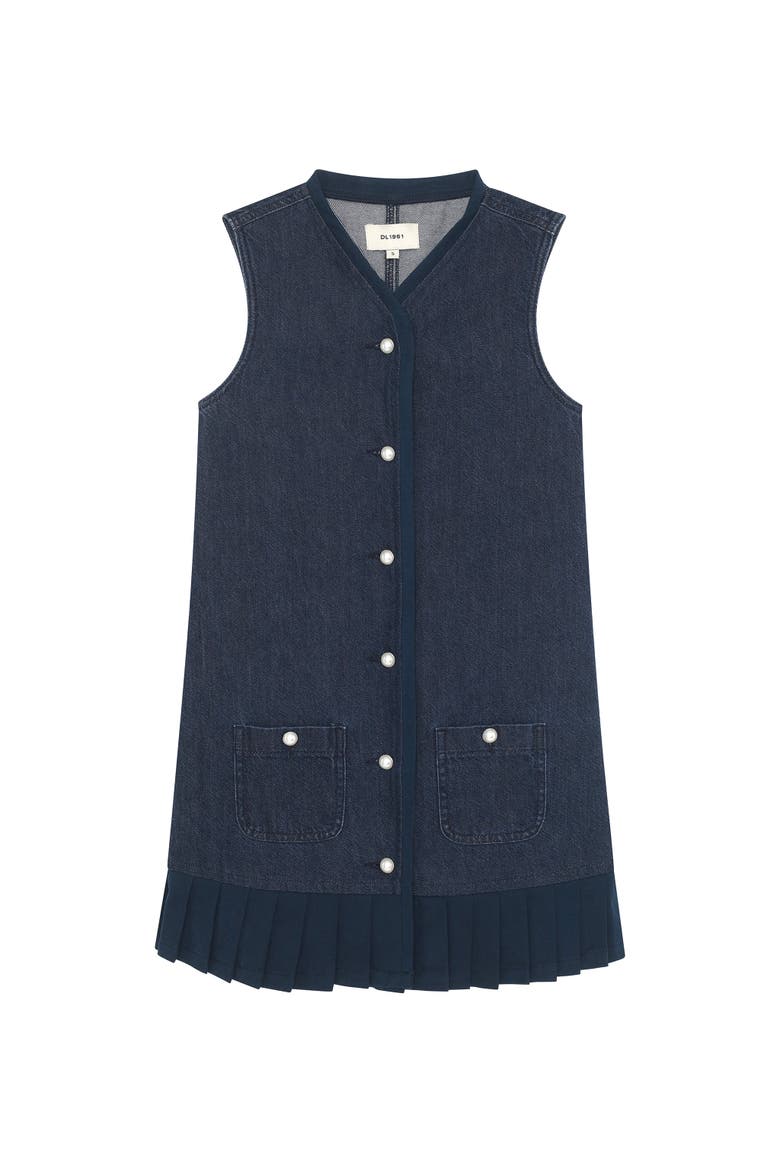 Manning Vest Dress, Main, color, Midnight Run