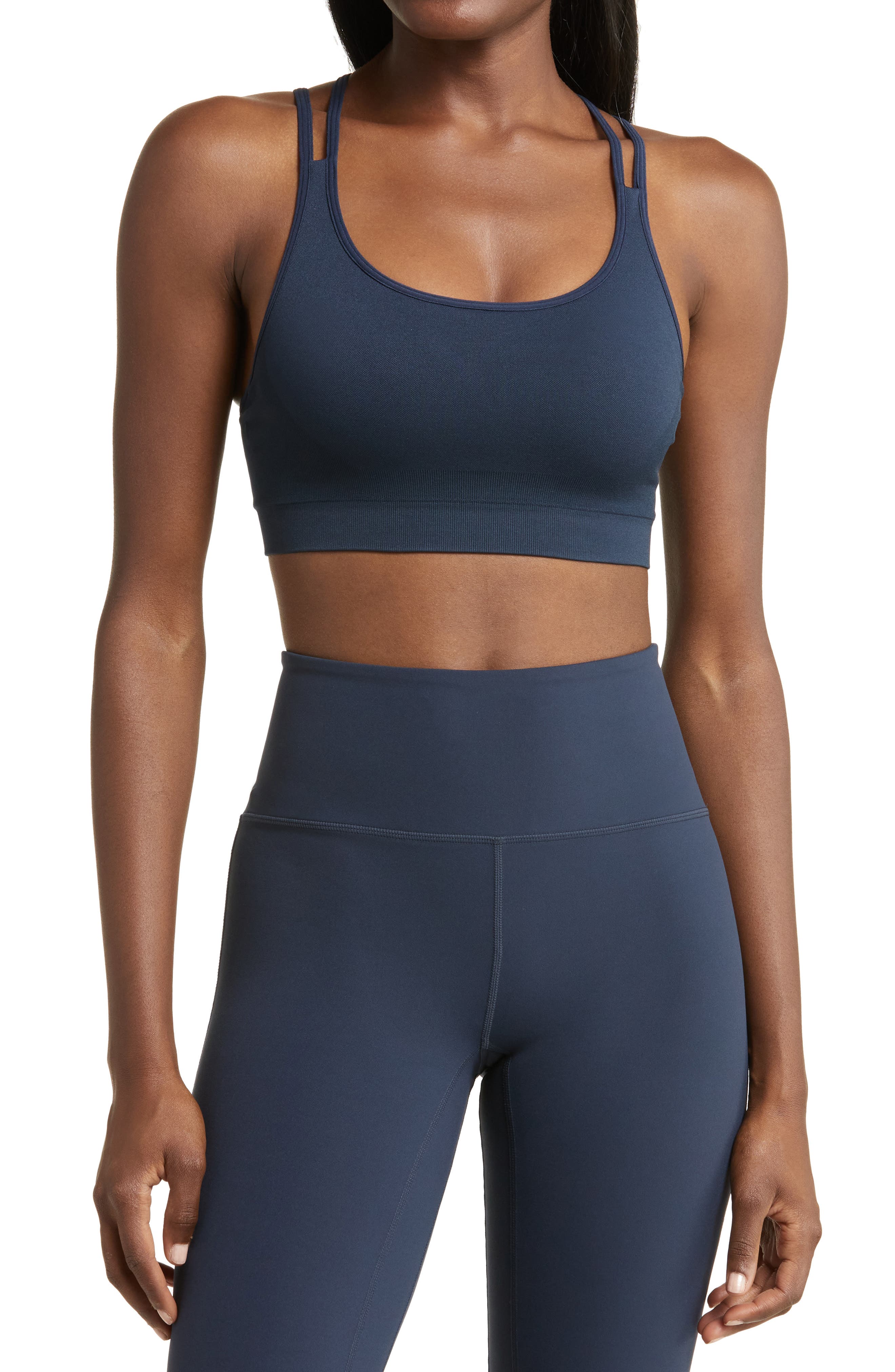 Zella Seamless Strappy Sports Bra