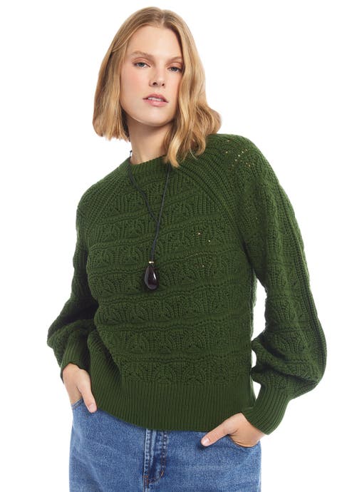 Balloon Sleeve Knit Pullover (plus)