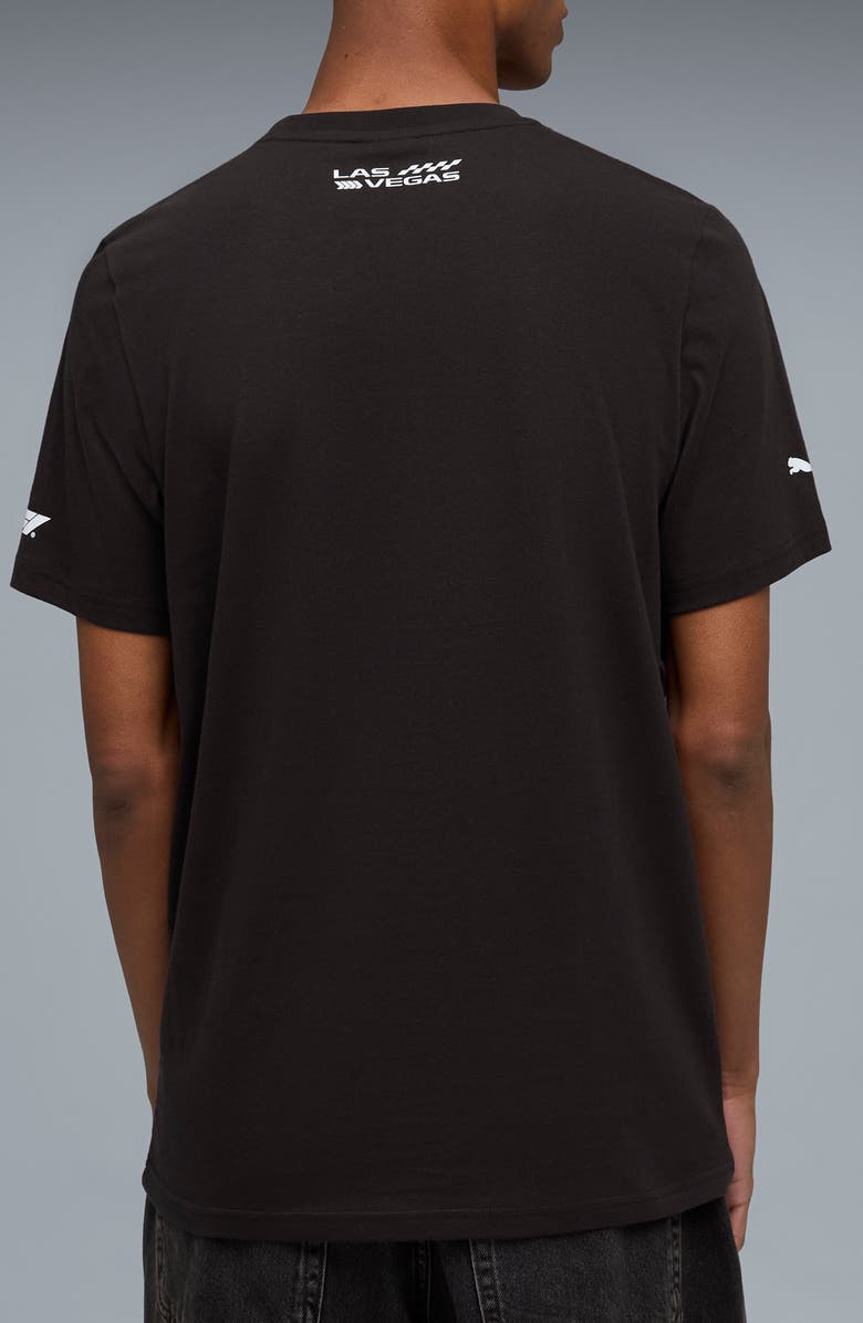 PUMA Formula 1<sup>®</sup> Las Vegas Race Graphic T-Shirt, Alternate, color, Puma Black