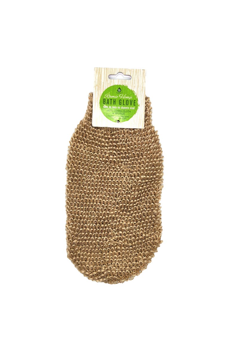 Sisal Hemp Bath Glove, Main, color, Ivory