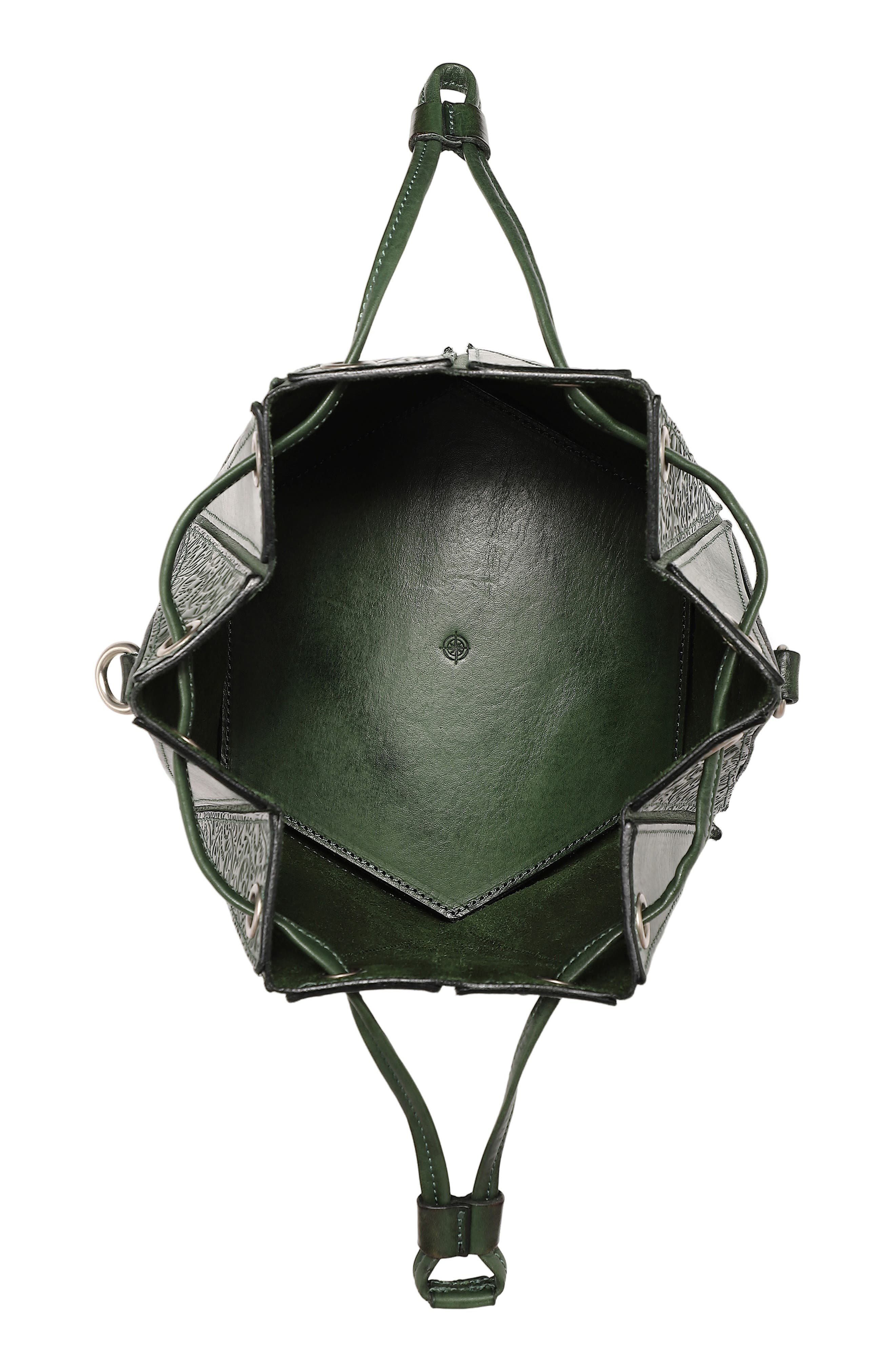 Prism Convertible Bucket Bag, Alternate, color, KALE