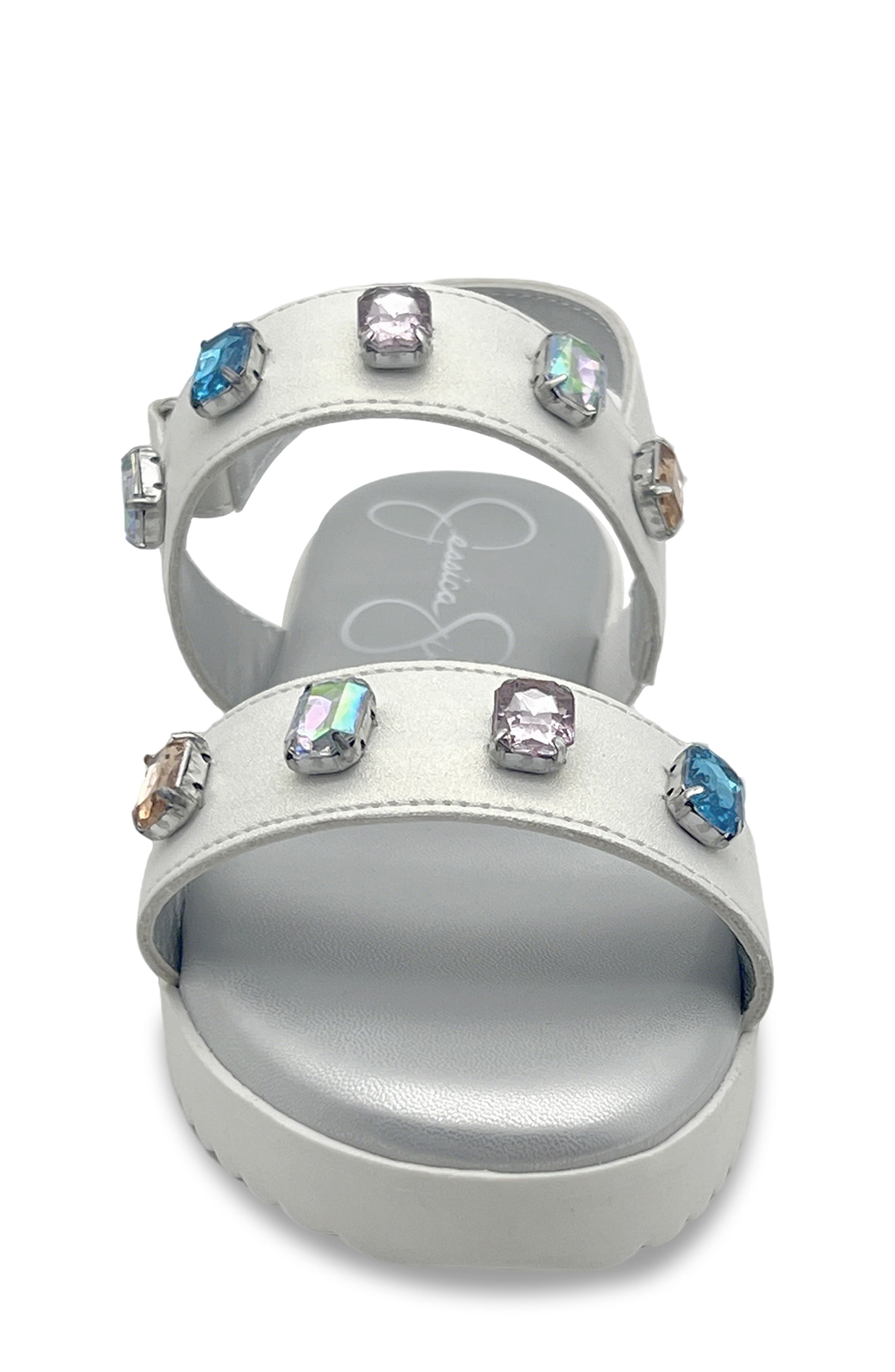 Kids' Ciara Kelsi Sandal, Alternate, color, SILVER