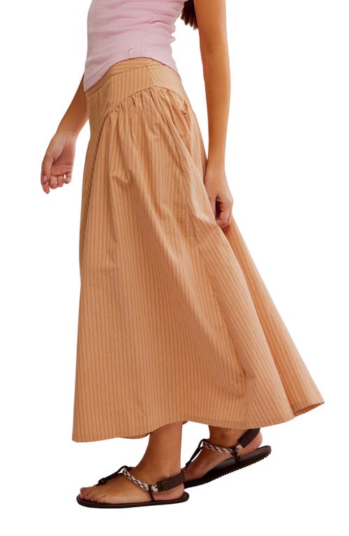 Free People Katia Print Maxi Skirt