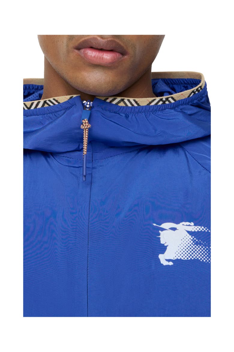 Nylon Hooded Jacket, Alternate, color, Knight blue