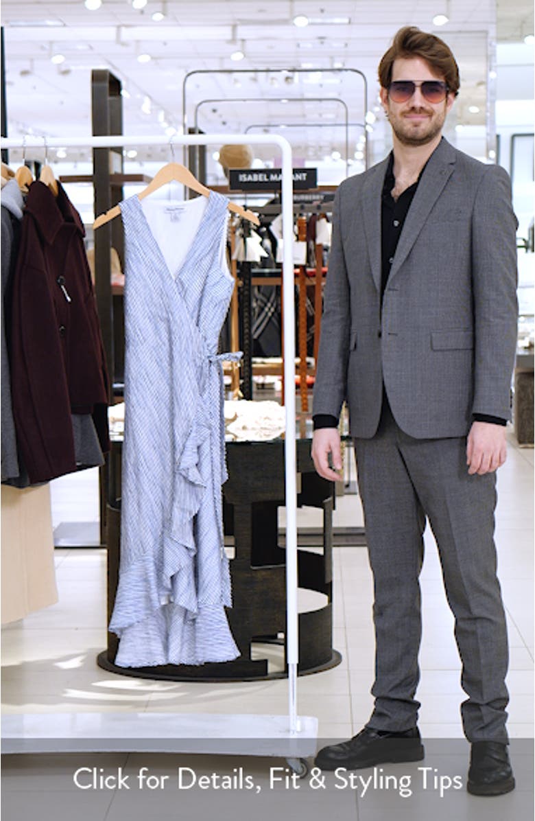 Coastal Shores Wrap Midi Dress, sales video thumbnail