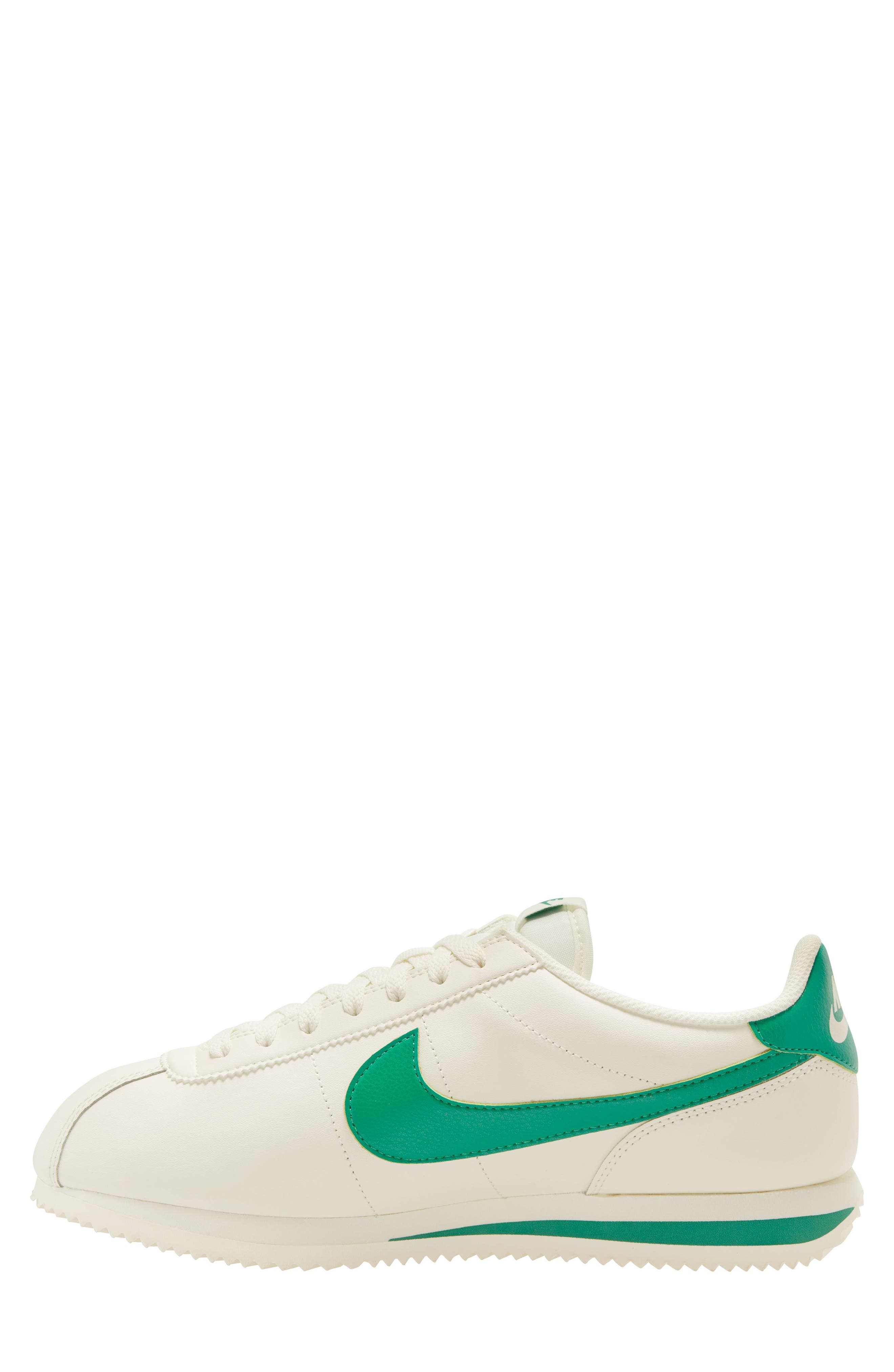 Cortez Sneaker, Alternate, color, SAIL/ STADIUM GREEN