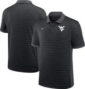 Nike Men's Nike Black West Virginia Mountaineers 2025 Early Season Coaches Sideline Victory Stripe Performance Polo