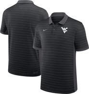 Nike Men's Nike Black West Virginia Mountaineers 2025 Early Season Coaches Sideline Victory Stripe Performance Polo