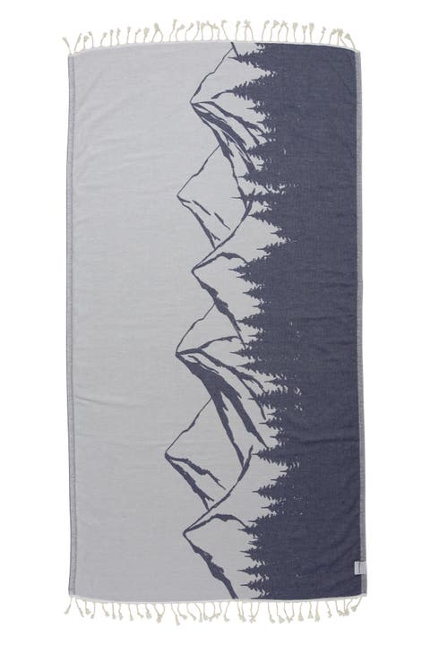 Mountain 100% Cotton Reversible Turkish Towel