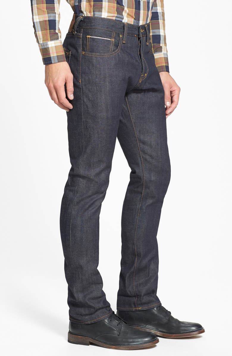 PRPS 'Demon' Slim Straight Leg Selvedge Jeans, Alternate, color, 