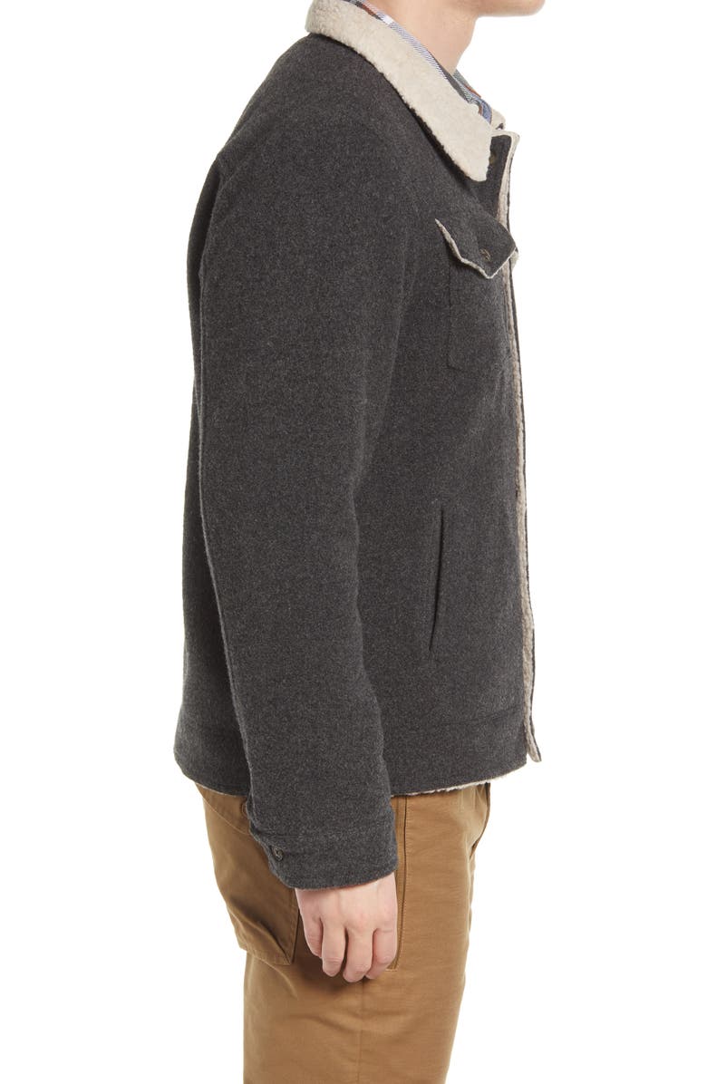 The Normal Brand Buffalo Plush Fleece Lined Jacket, Alternate, color, 