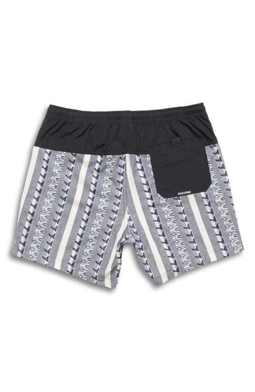 Maui And Sons Maui & Sons Dobby Fin Shorts In Black
