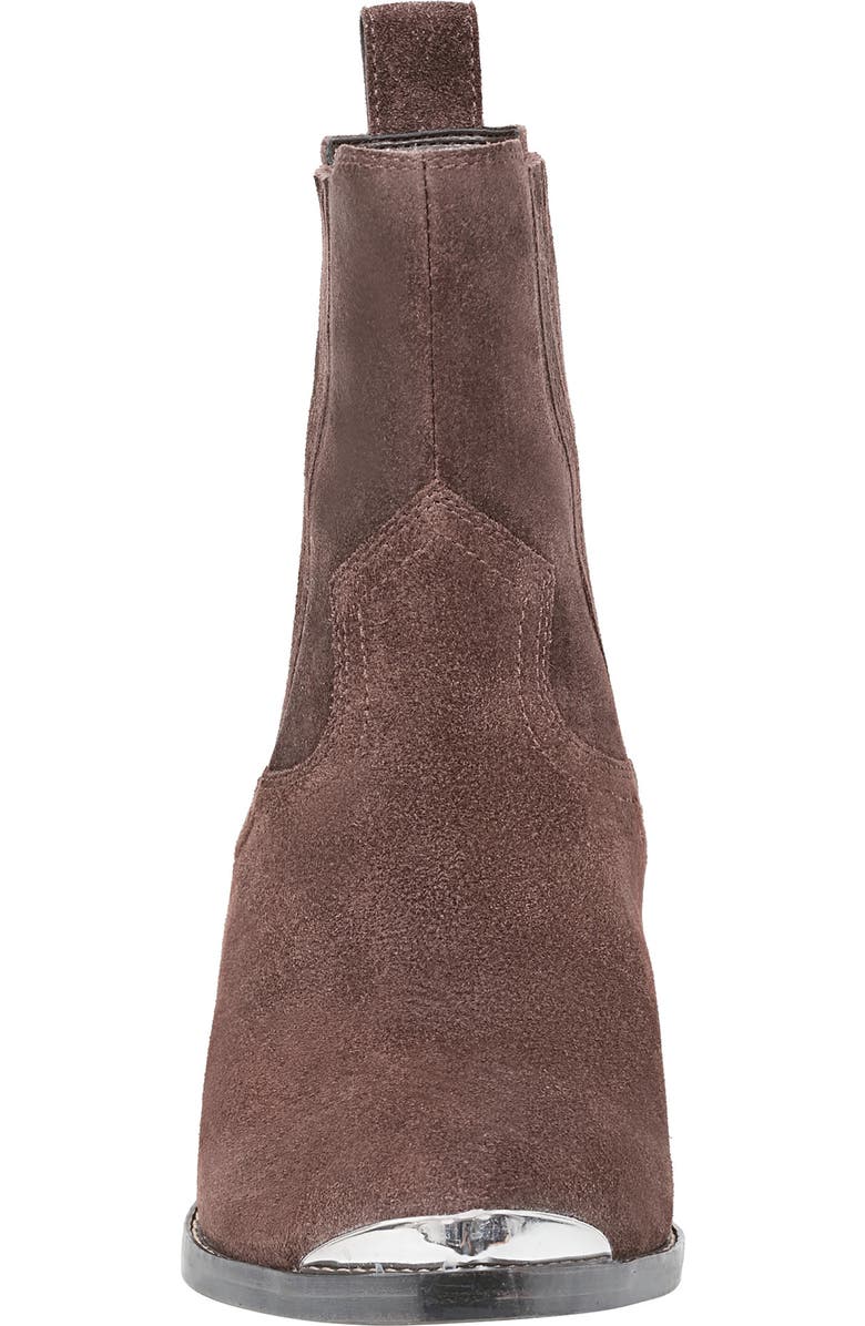 Marc Fisher LTD Pryce Pointy Toe Bootie, Alternate, color, Dark Brown