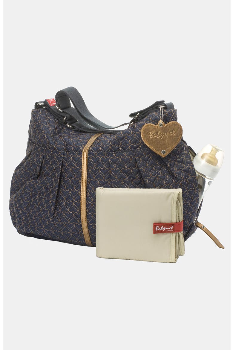 'Amanda' Diaper Bag, Alternate, color, NAVY