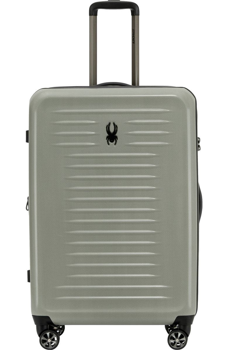 Spyder Rails 29 Inch Expandable Hardside Upright Suitcase, Main, color, Moss Gray
