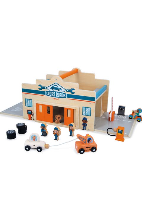 Crossroads My First Garage Wooden Play Set