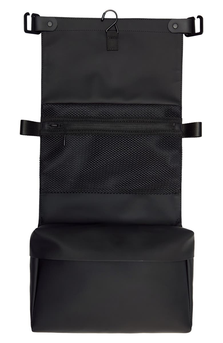 Rains OTG Wash Bag, Alternate, color, Black