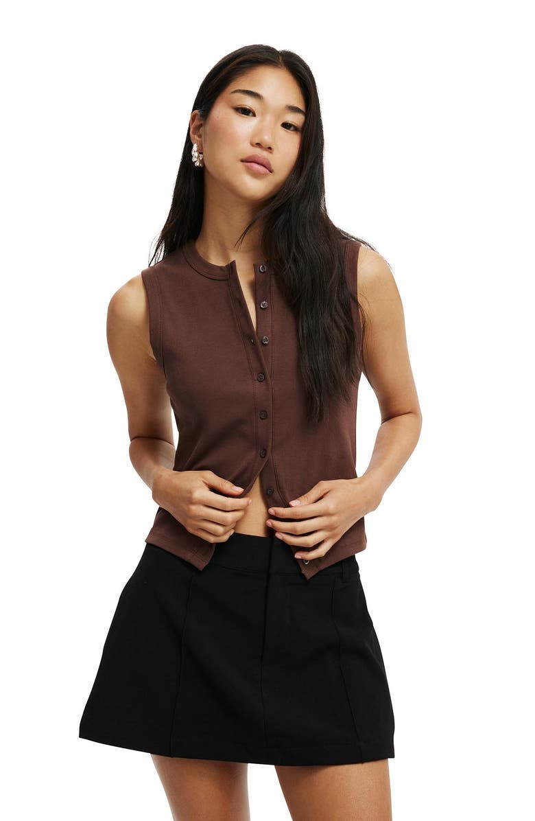 Cotton On Women's Luis Suiting Skirt, Alternate, color, Black