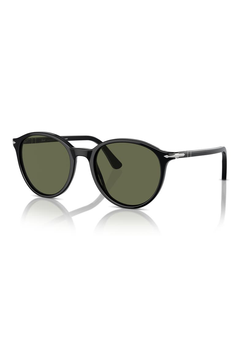 53mm Polarized Phantos Sunglasses, Alternate, color, BLACK