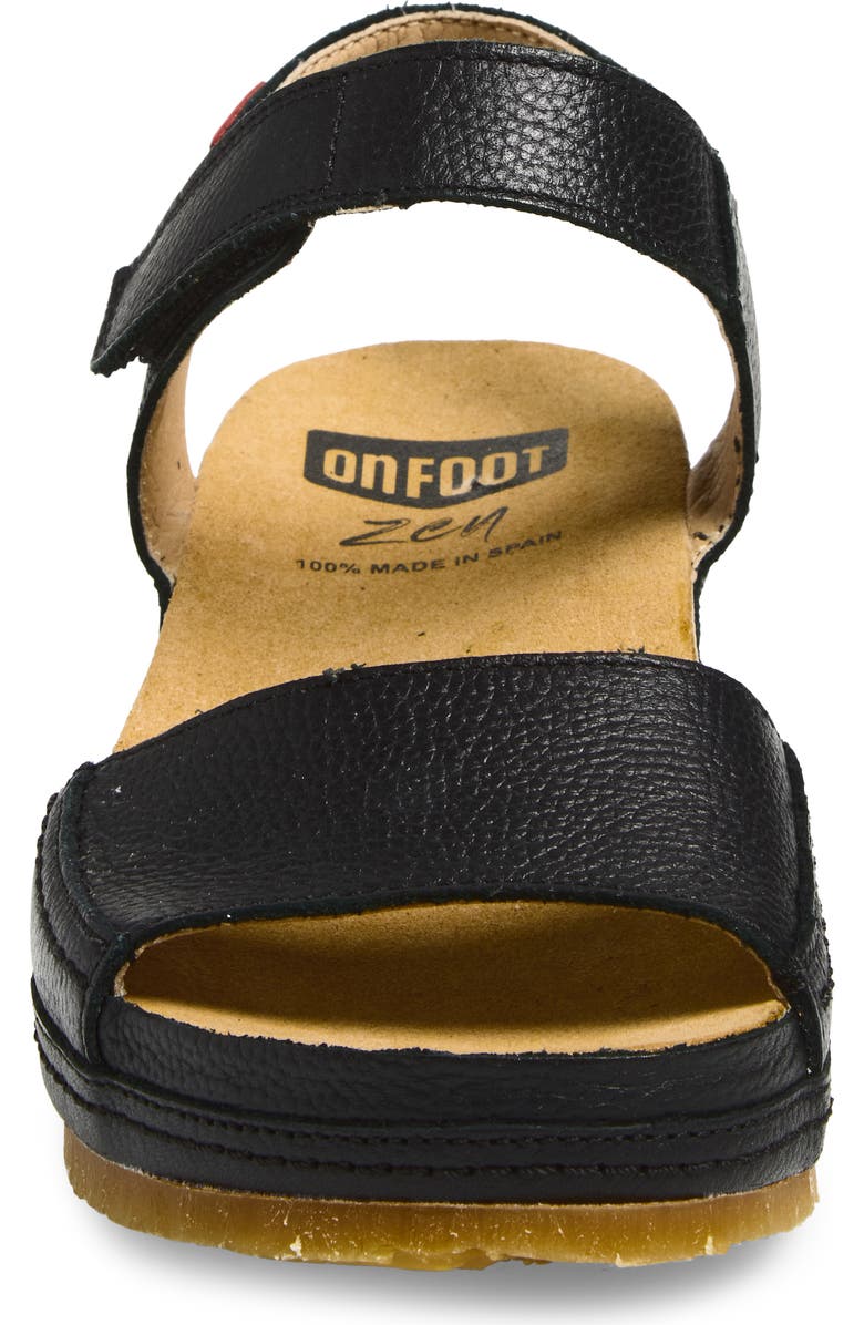 On Foot Cynara Platform Sandal, Alternate, color, Black