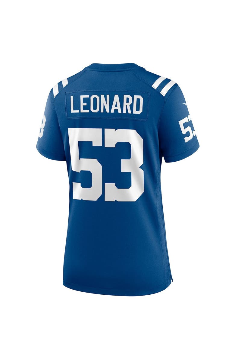 Nike Women's Nike Shaquille Leonard Royal Indianapolis Colts Player Game Jersey, Alternate, color, 