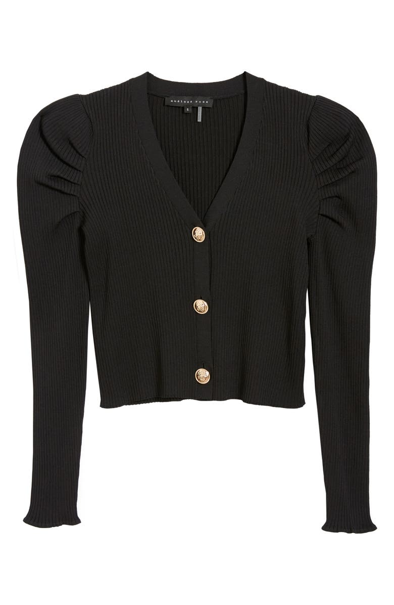 Endless Rose Puff Sleeve Cardigan, Main, color,