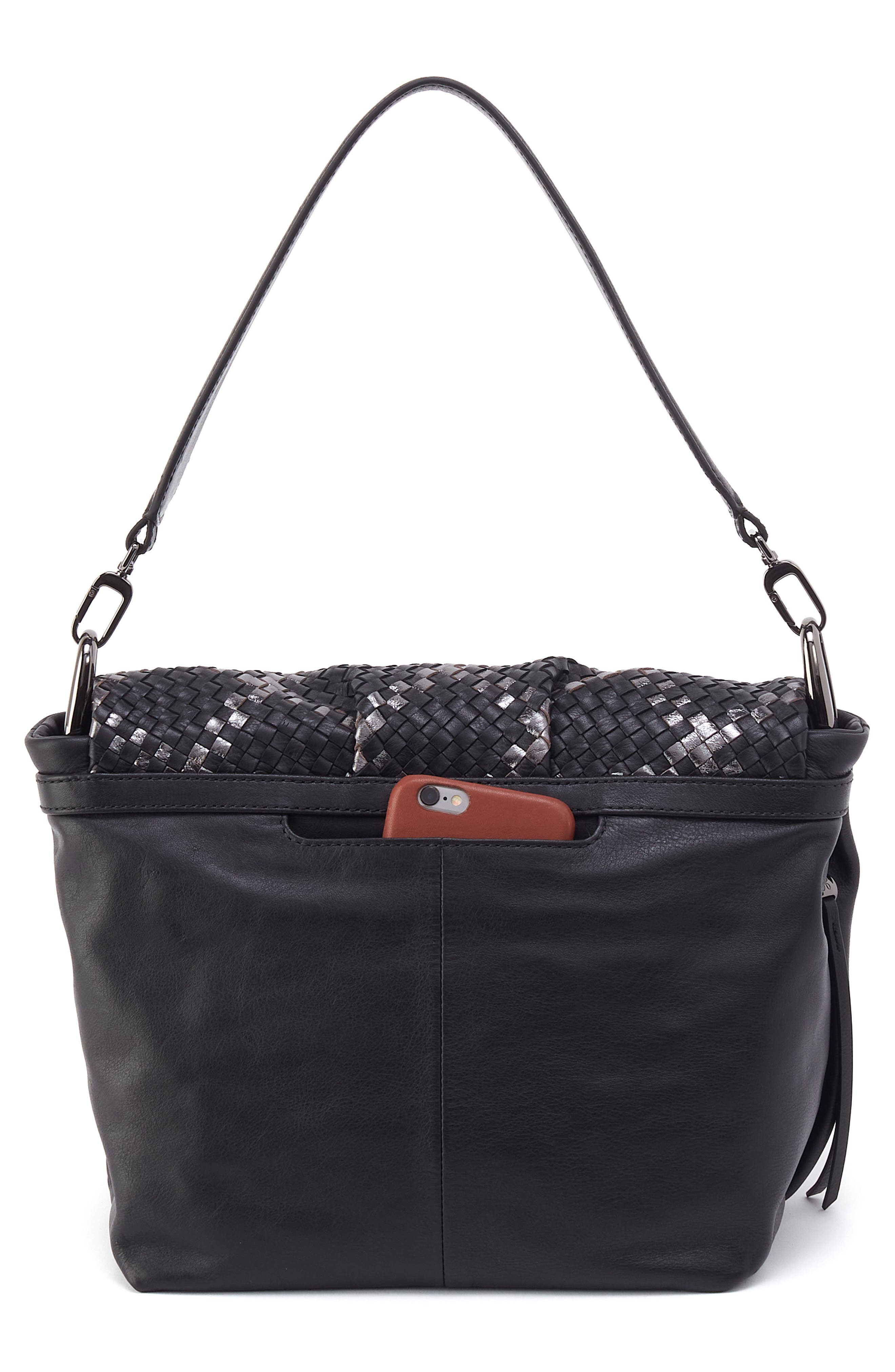 HOBO Harley Convertible Leather Shoulder Bag, Alternate, color, 