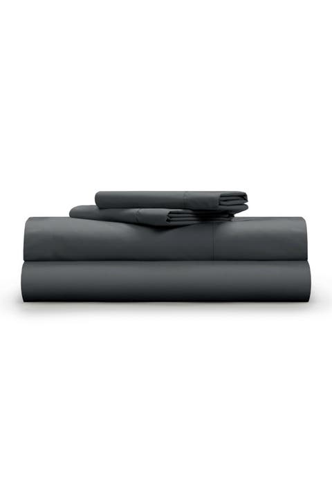 Classic Cool & Crisp 100% Cotton Percale 4-Piece Sheet Set