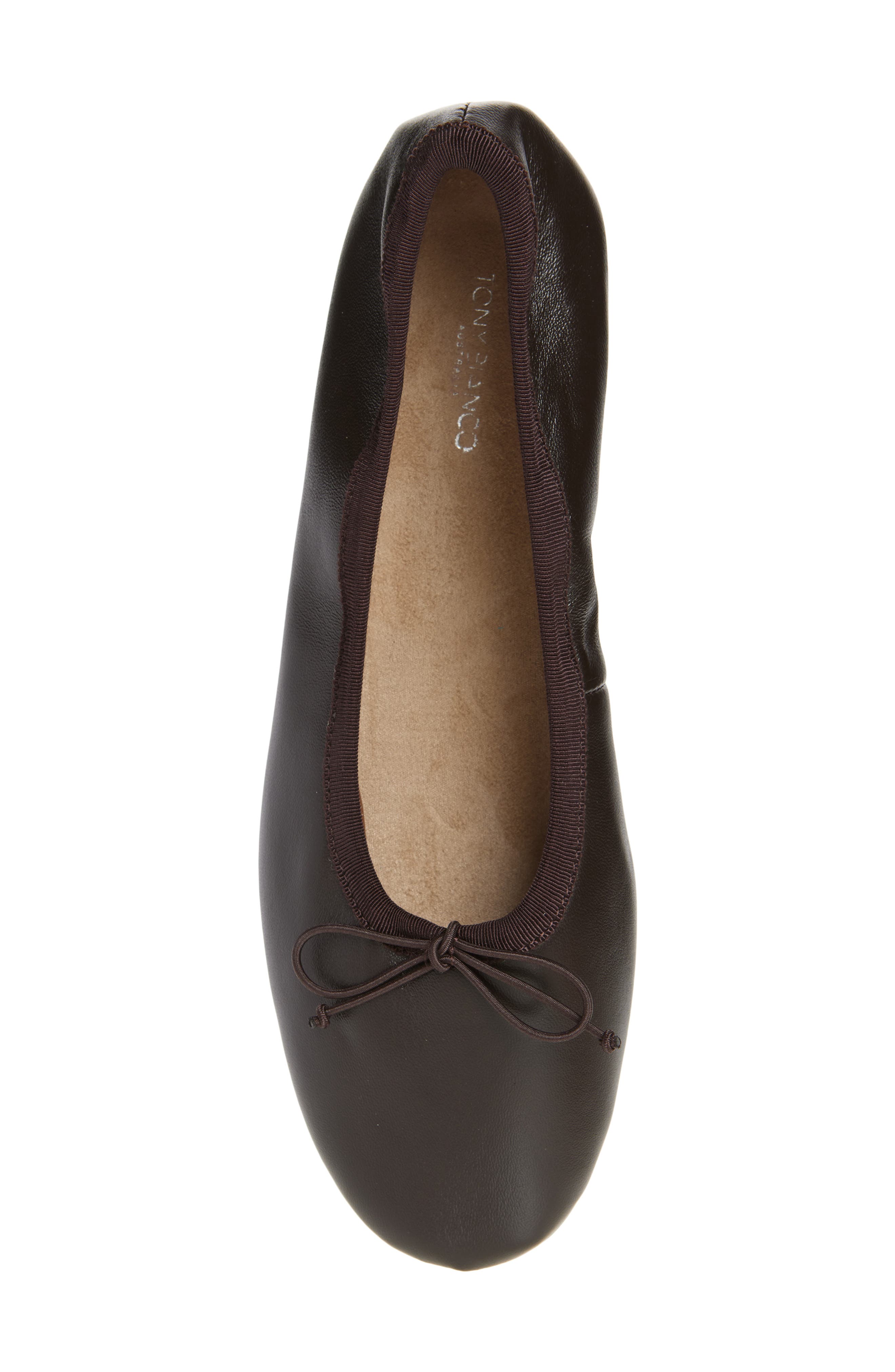 Chelsea Ballet Flat, Alternate, color, CHOCOLATE NAPPA