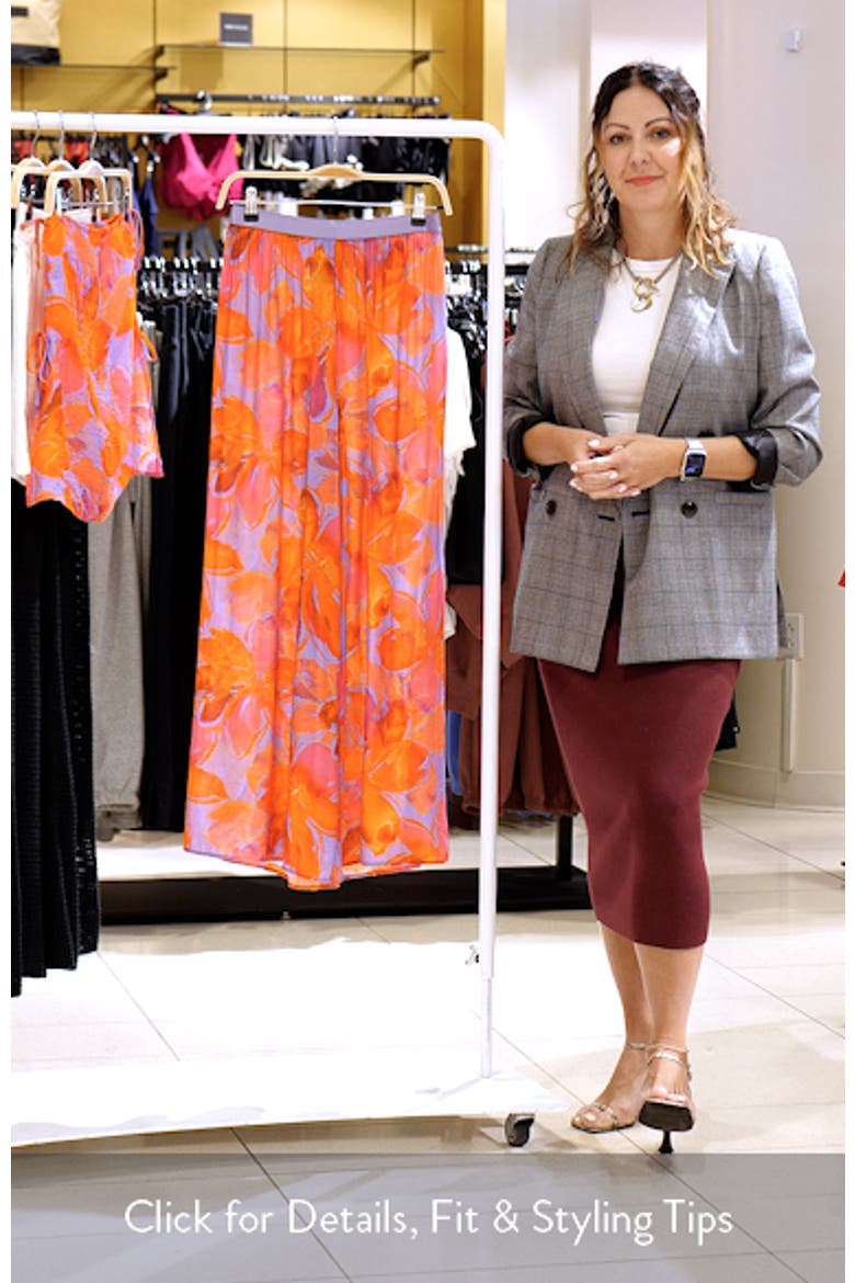 Floral Cover-Up Pants video