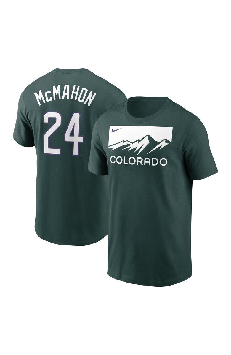 Nike Men's Nike Ryan McMahon Green Colorado Rockies City Connect Name & Number T-Shirt, Main, color, 