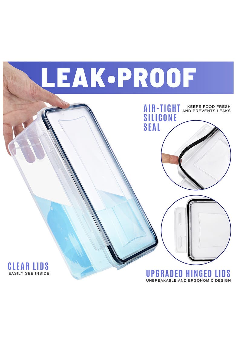 4-Pack 108 oz. Food Storage Containers, Alternate, color, CLEAR