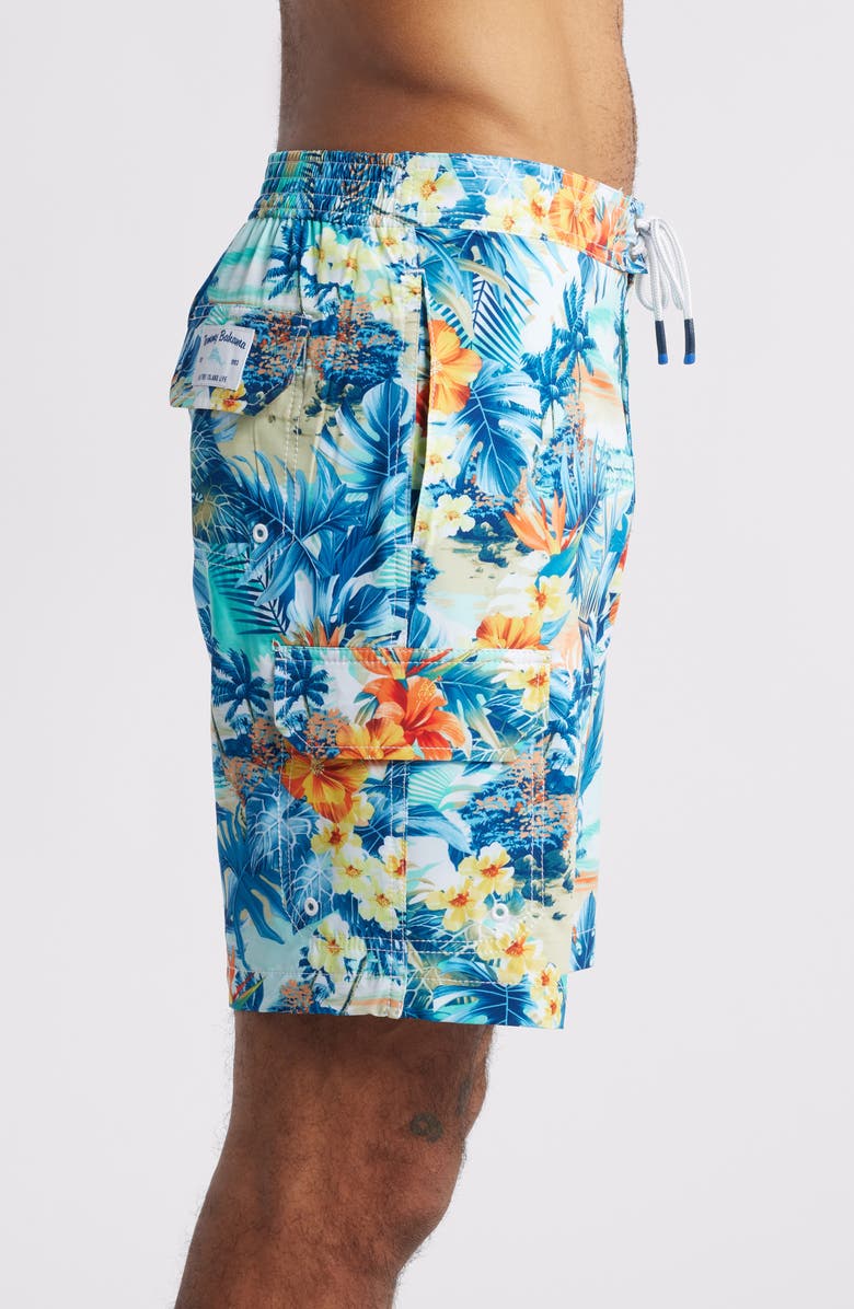 Tommy Bahama Baja Surfside Board Shorts, Alternate, color, Kohala Teal