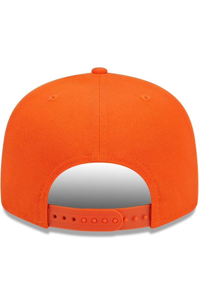New Era Men's New Era Orange Denver Broncos Word 9FIFTY Snapback Hat, Alternate, color,