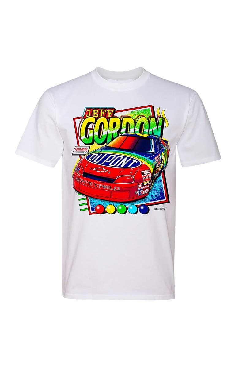HENDRICK MOTORSPORTS TEAM COLLECTION Men's Hendrick Motorsports Team Collection  White Jeff Gordon #24 Dupont T-Shirt, Alternate, color, White