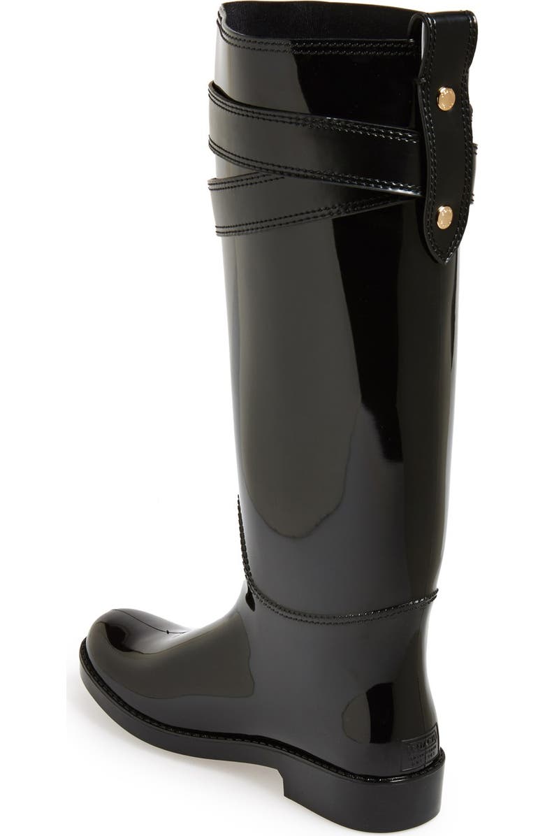 COACH 'Talia' Waterproof Rain Boot, Alternate, color,